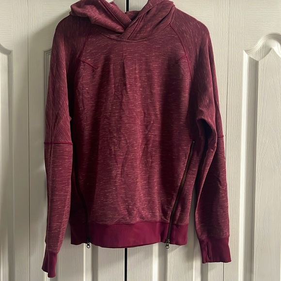 🍋 Lululemon Om & Roam Marled Rust Berry Hoodie 6 - Picture 5 of 10